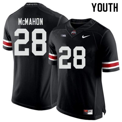 Youth Ohio State Buckeyes #28 Amari McMahon Black Nike NCAA College Football Jersey April GWD3244WJ
